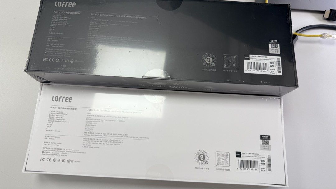 Lofree Flow 2 68 Triple Mode Low Profile Mechanical Keyboard (Category: Computer Keyboard) located in Manila. Submitted by japoyski56761 (Listing ID 1469157118, Image 3). Description: - Brand new & factory-sealed (unopened in plastic wrap) - Model: Lofree Flow 2 Mechanical Keyboard - Layout: Compact 68 keys - Connectivity: Triple mode - Design: Sleek low-profile with durable aluminum alloy body & premium PBT keycaps - Colorways available: Space G