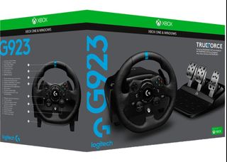 Logitech G923 Driving Force Racing Wheel and Pedals, Video Gaming ...