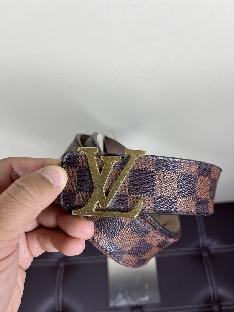 Louis Vuitton Damier Ebene Canvas Belt (Category: Belts) located in Cabanatuan. Submitted by cabsygoods (Listing ID 1469094491, Image 2). Description: Louis Vuitton Damier Ebene Canvas Belt Very good condition Size 30 Very good condition Issue sign of usage Presentable Dm to purchase! 📩.