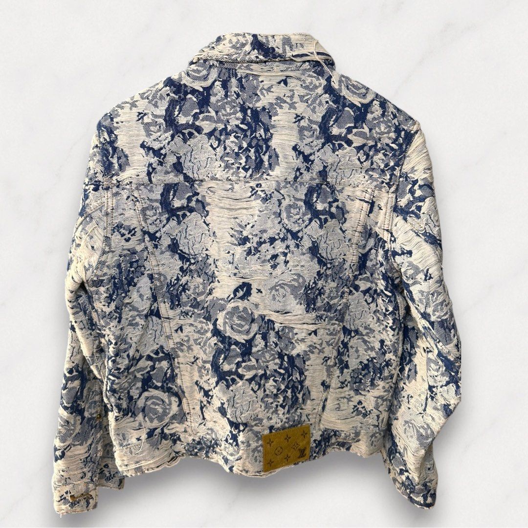 Louis Vuitton Denim Jacket (Category: Coats, Jackets and Outerwear) located in Bulacan. Submitted by adoseofluxxee (Listing ID 1469049467, Image 2). Description: Louis Vuitton FW22 Floral Tapestry Denim Jacket Size: 22x25.