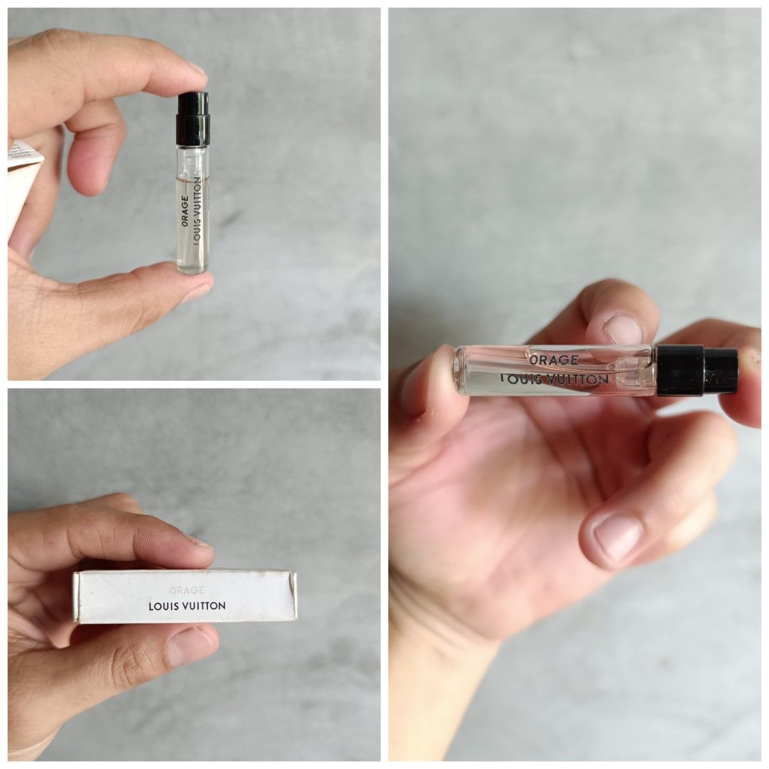Louis Vuitton Orage Vial Perfume (Category: Fragrance & Deodorants) located in Bacoor. Submitted by nineties_kid (Listing ID 1469059820, Image 1). Description: <==• Louis Vuitton Orage Vial Perfume *1 pc only _________________________ -Modes Of Delivery: J&T/Lalamove/ LBC (Cash on Pick-up/COD) -Meet-up (Bacoor Cavite Area/Mandaluyong-Shaw,Hulo,Makati Ave) -Modes Of Payment: GCASH NO LAST MINUTE CANCELLATION AND JOY RESERVER WILL BE REPORTED!!.