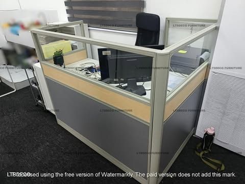 L-SHAPE WORKSTATION WITH GLASS OFFICE PARTITION (Category: Office Furniture & Fixtures) located in Quezon City. Submitted by cherry.ltsdeco (Listing ID 1468945635, Image 2). Description: LTSDECO Home and Office Furniture Trading MANUFACTURER • FABRICATOR • SUPPLIER Looking for office furniture, modular partitions, workstations, or customized furniture? We can help! LTSDECO Home and Office Furniture Trading is a trusted manufacturer, fabricator, a