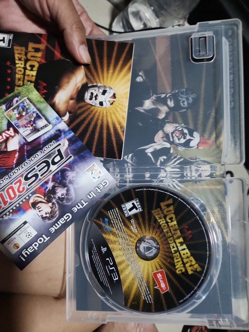 Lucha Libre Heroes Del Ring PS3 Game (Category: PlayStation) located in Quezon City. Submitted by gwift (Listing ID 1469155606, Image 2). Description: Medyo uncommon/rare wrestling game, hirap na makita sa wild nito. good for collectors na wala pa nito - very good condition disc - may lubog lang ng kaunti yung title cover - Title: Lucha Libre Heroes Del Ring for PlayStation 3 - Condition: Tested and 100% working, ready to play - Includes: Origina