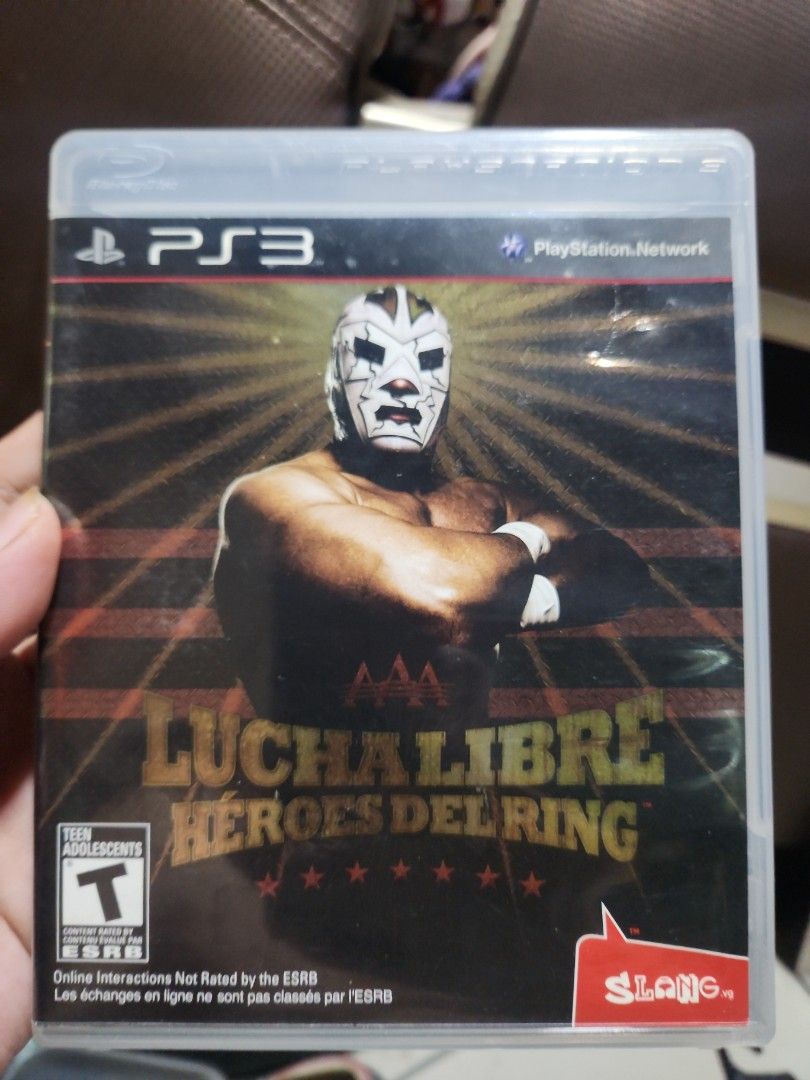 Lucha Libre Heroes Del Ring PS3 Game (Category: PlayStation) located in Quezon City. Submitted by gwift (Listing ID 1469155606, Image 1). Description: Medyo uncommon/rare wrestling game, hirap na makita sa wild nito. good for collectors na wala pa nito - very good condition disc - may lubog lang ng kaunti yung title cover - Title: Lucha Libre Heroes Del Ring for PlayStation 3 - Condition: Tested and 100% working, ready to play - Includes: Origina