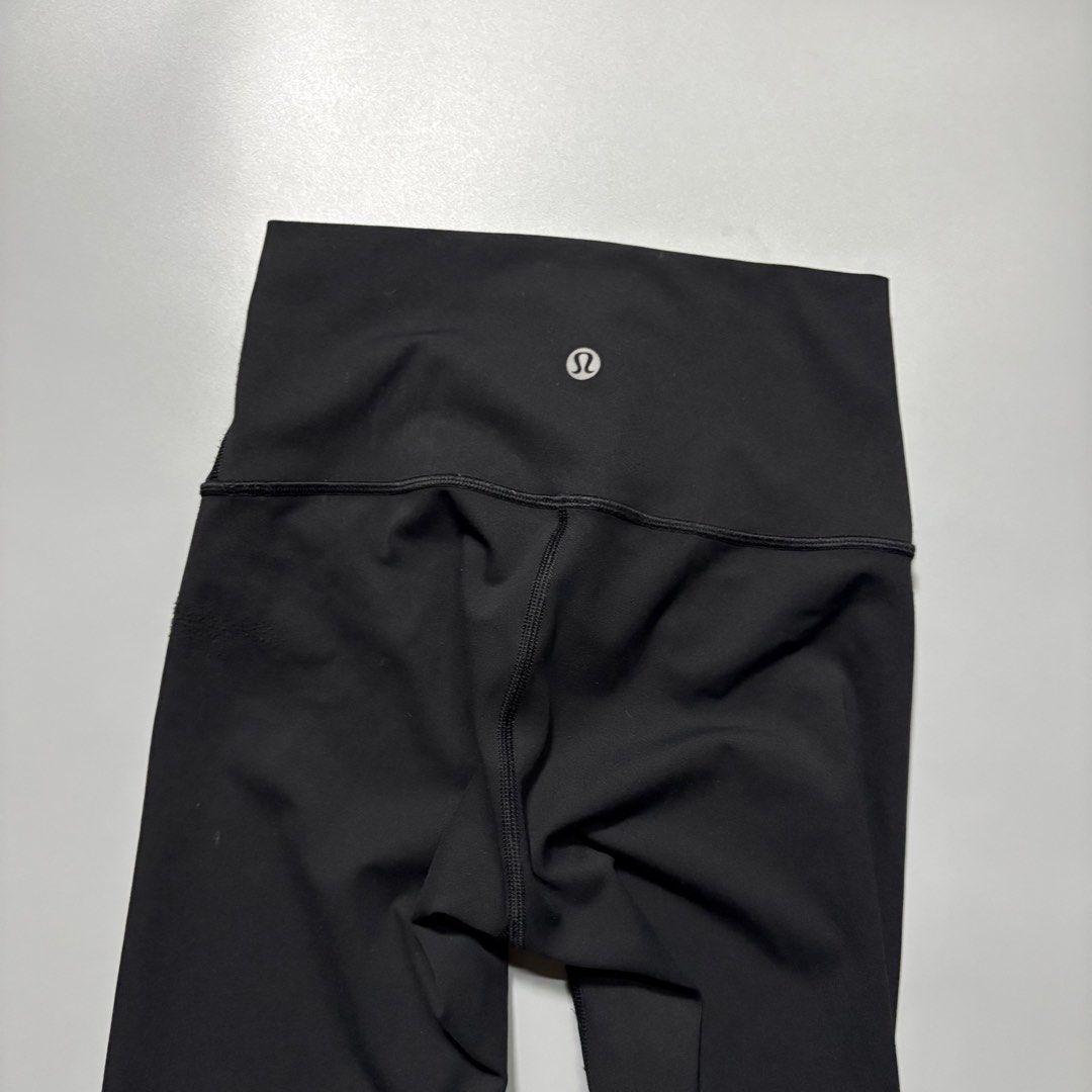 Lululemon Align High-Rise Leggings (Category: Activewear) located in Tayabas. Submitted by tayabaskartell (Listing ID 1469158935, Image 3). Description: Lululemon Align High-Rise Leggings Classic black Nulu fabric construction featuring the signature size 2 waistband dot. Lululemon Align High-Rise Leggings Originating from Vancouver, Canada, Lululemon revolutionized the athletic apparel market by popularizing technical yoga wear engineered for bo