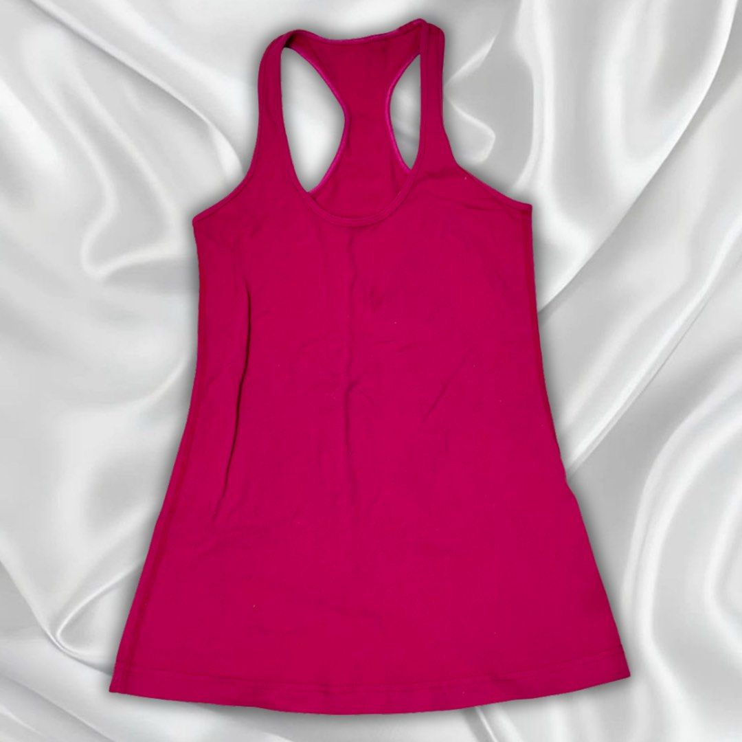 Lululemon Cool Racerback Tank Top Pink (Category: Activewear) located in Cabanatuan. Submitted by calliethrifts (Listing ID 1469014298, Image 2). Description: Lululemon Cool Racerback Tank Top Pink ﹒⟡ 🌺 𝗦𝗜𝗭𝗘 & 𝗗𝗘𝗧𝗔𝗜𝗟𝗦 ⟡﹒ fits XS-S only 🫧 price 🦋 mine — 149 (au).