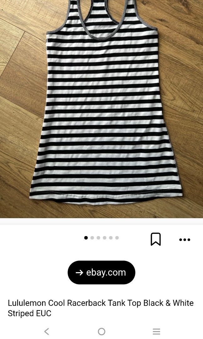Lululemon cool racerback tank top stripe (Category: Sleeveless) located in Batangas. Submitted by eiwoh5586 (Listing ID 1469061011, Image 2). Description: .