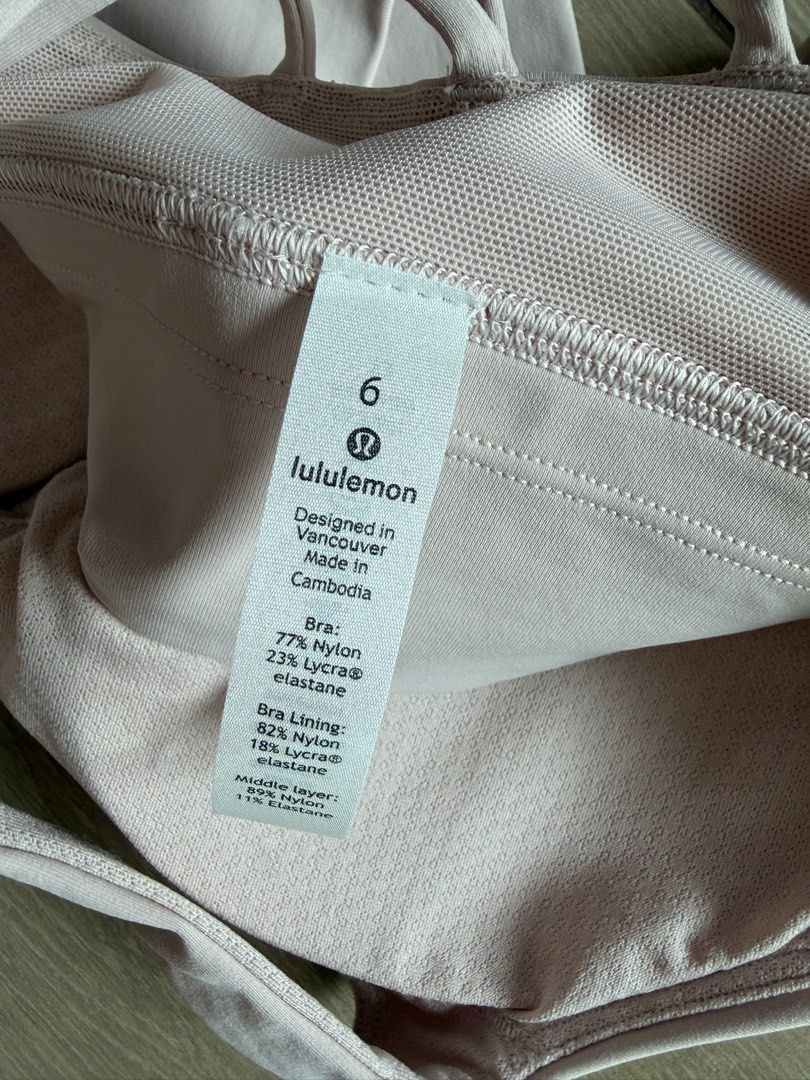 Lululemon Free To Be Bra (Long Line) (Category: Activewear) located in Makati City. Submitted by marionetteh (Listing ID 1468958572, Image 3). Description: Listed price is best price already Item has never been used, no price tag but size tag still attached Color: Pink bliss Size: 6 *light support for A/B cup RFS: decluttering.