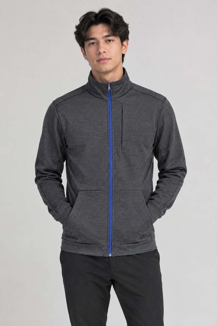 Lululemon Men Full Zip Jacket Grey Blue (Category: Coats, Jackets and Outerwear) located in Manila. Submitted by 0000.ramen (Listing ID 1469039318, Image 1). Description: Lululemon Jacket Best fit for medium Authentic Width 20 Length 26 As new No issue.
