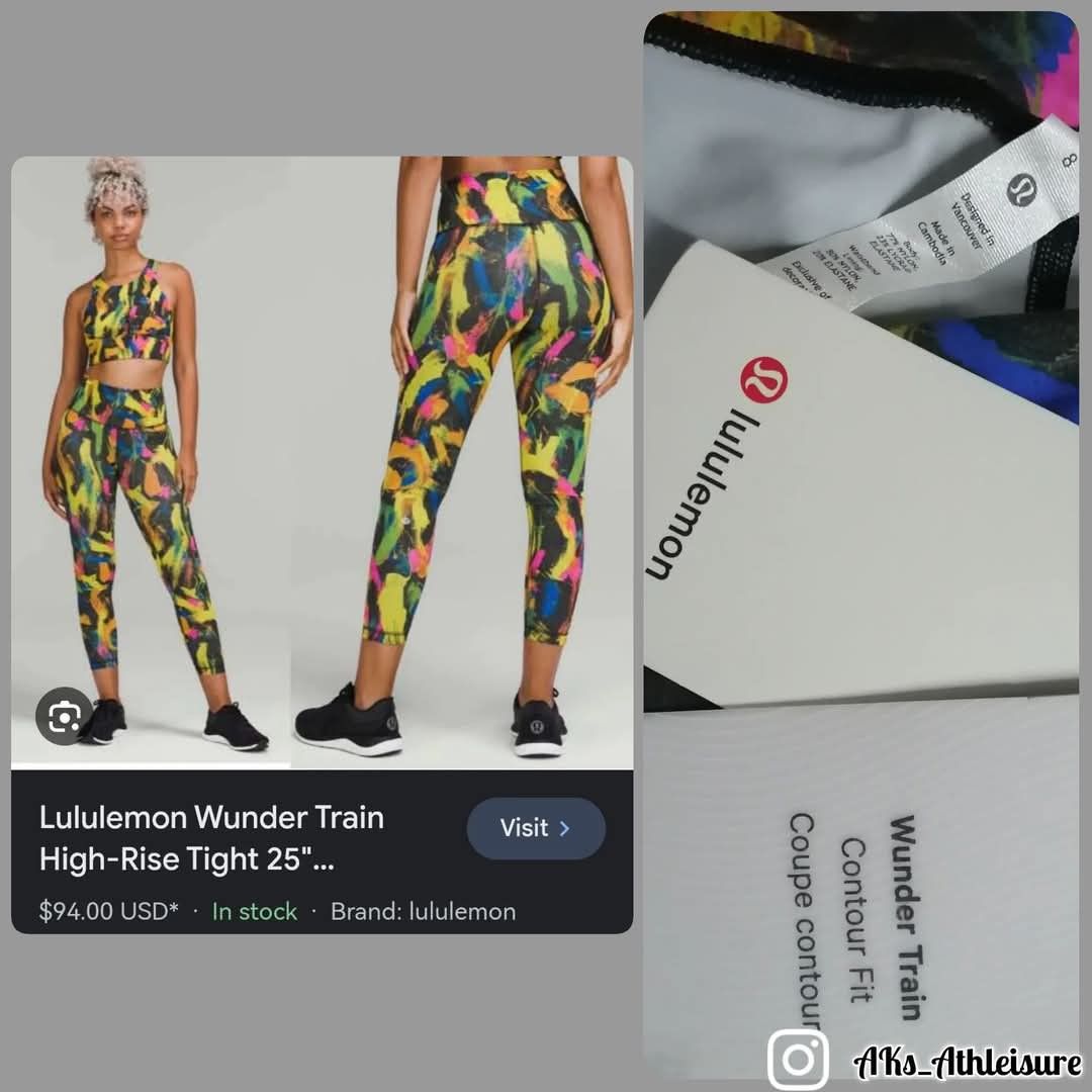 Lululemon wunder train high rise tight (Category: Activewear) located in San Pablo. Submitted by its_ak (Listing ID 1469161502, Image 1). Description: brandnew with hangtag dot 8.