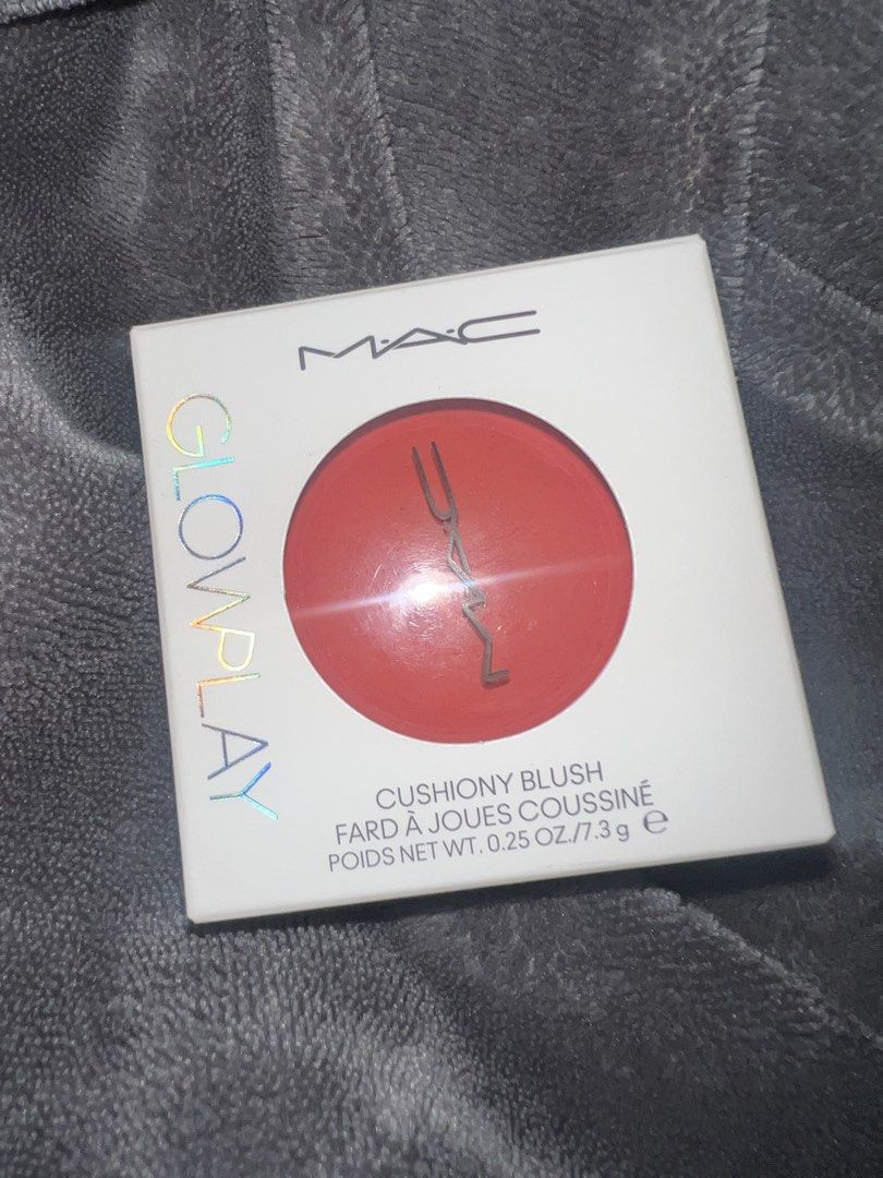MAC Glow Play Cushiony Blush in Groovy (Category: Makeup) located in Santo Tomas. Submitted by .kristine (Listing ID 1469093421, Image 1). Description: used once! rfs: shade doesn't suit me 🥹🥹🥹 manufactured 11/2024, but I only opened it and used once this week. It's still recently opened!.