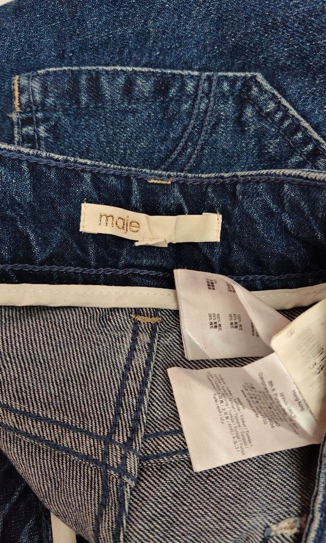 Maje Scallop Denim Shorts (Category: Shorts) located in Pagudpud. Submitted by altheacee063978 (Listing ID 1469033589, Image 3). Description: Maje Scallop Denim Shorts Size: S-m 🌸Mine: 880.