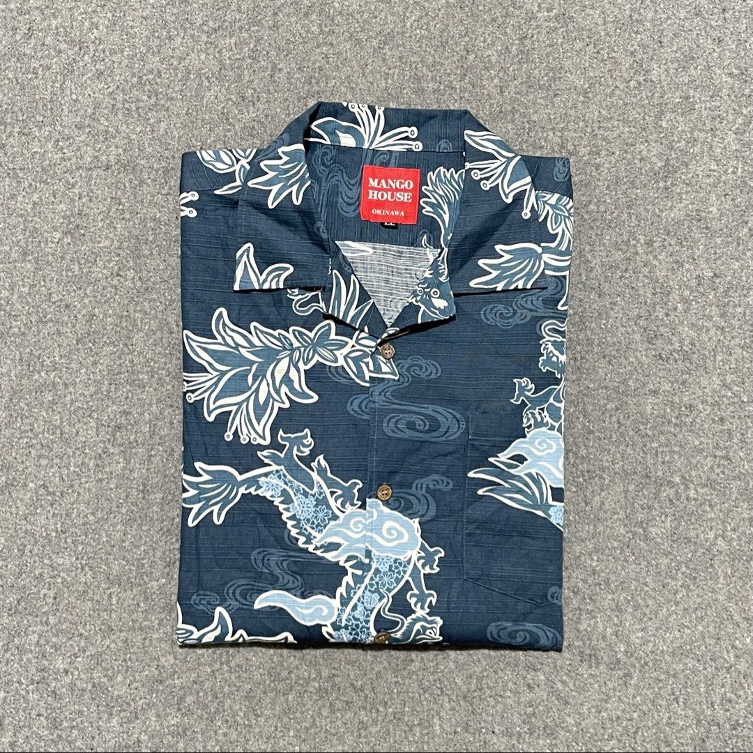 MANGO HOUSE JAPAN - Open Collar Polo (XL) (Category: Tshirts & Polo Shirts ) located in Pasig City. Submitted by _rosasass_ (Listing ID 1468955722, Image 2). Description: Authntic Good as new Made In Japan Size XL .