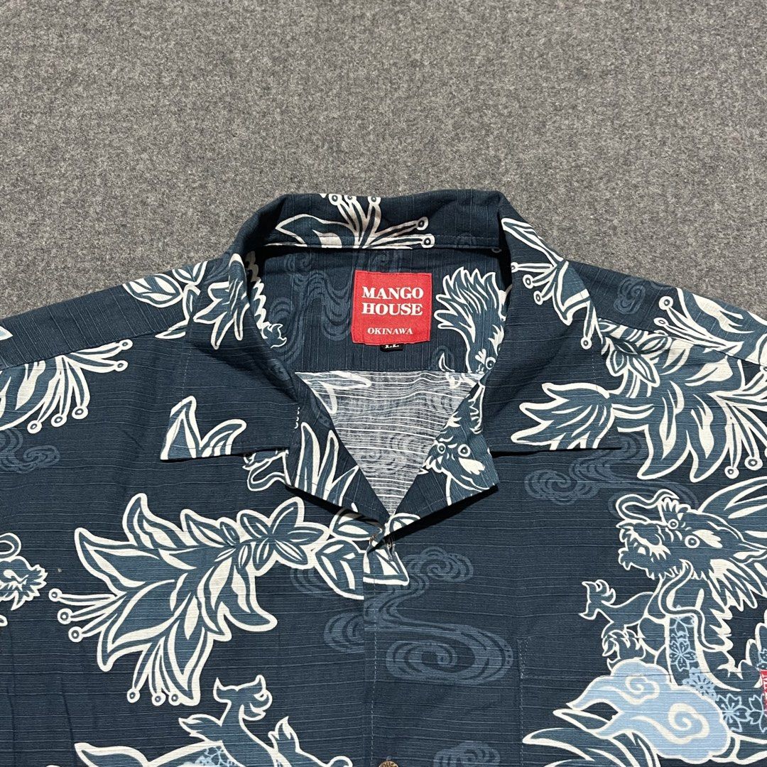 MANGO HOUSE JAPAN - Open Collar Polo (XL) (Category: Tshirts & Polo Shirts ) located in Pasig City. Submitted by _rosasass_ (Listing ID 1468955722, Image 3). Description: Authntic Good as new Made In Japan Size XL .