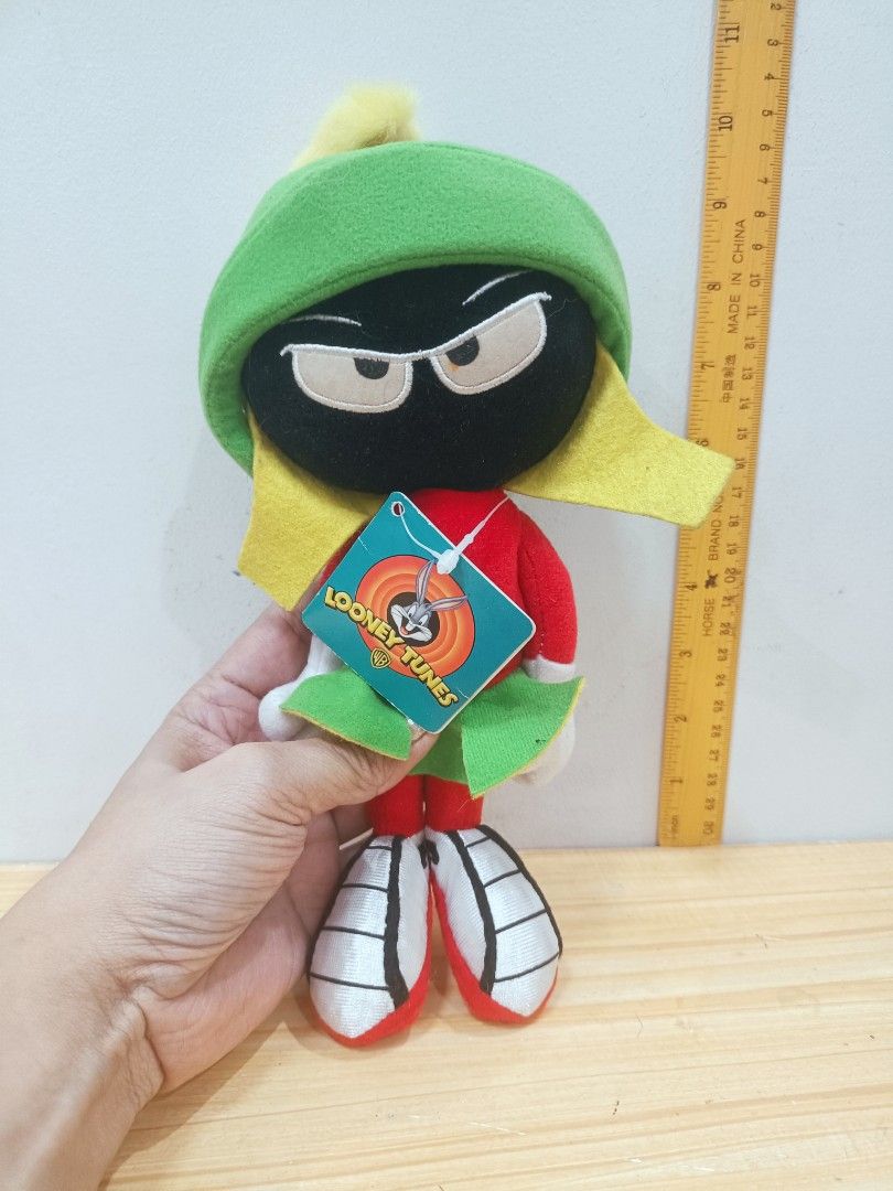 Marvin the Martian Plush Toy (Category: Plushies & Soft Toys) located in Quezon City. Submitted by babylianne (Listing ID 1468944117, Image 1). Description: Original Looney Tunes Warner Brothers Marvin - 880 Marvin Bnew - 560 Marvin 2 - 460 Marvin 3 - 420 Marvin 4 - 650 Marvin 5 - 880.