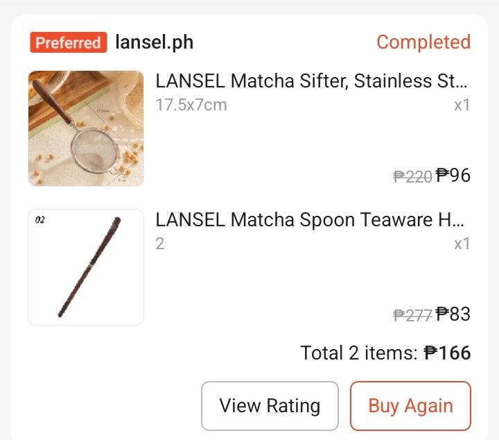 MATCHA SET TAKEALL (LALAMOVE ONLY) (Category: Coffee & Tea Tableware) located in Kawit. Submitted by gieclutter (Listing ID 1466794934, Image 3). Description: Flakers and joy reservers are 𝗻𝗼𝘁 𝗮𝗹𝗹𝗼𝘄𝗲𝗱 Actual photos All sales are final—no returns, exchanges, or refunds 𝗖𝗢𝗡𝗗𝗜𝗧𝗜𝗢𝗡: ・Matcha whisk, Pre-bloomed (seldom used) ・Sifter & Spoon, New ・Bamboo Tea Caddy, New/unused *IF you want to buy retail, check the prices on the photos,
