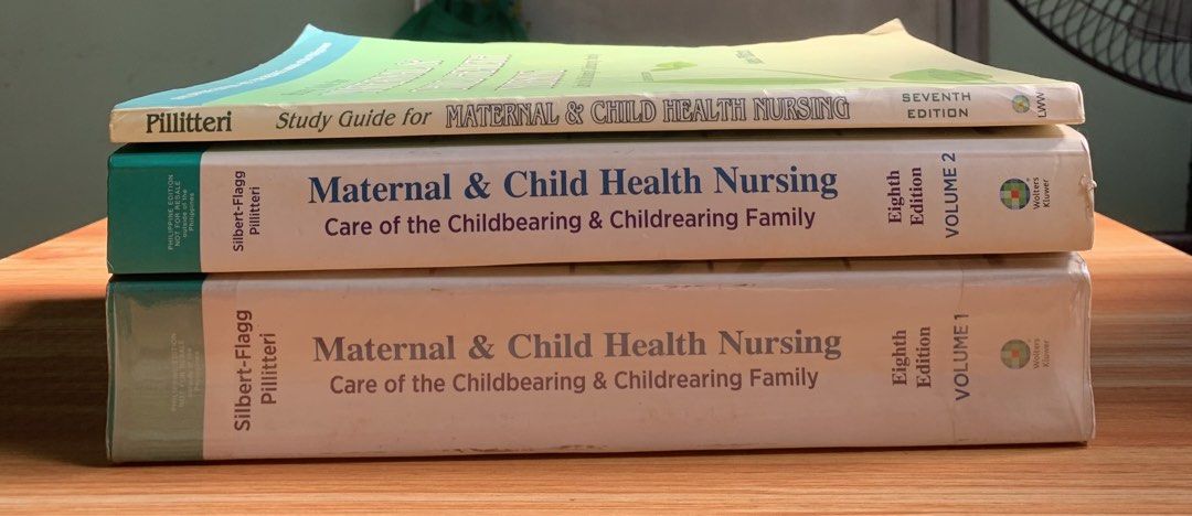 Maternal & Child Health Nursing Eighth Edition Volume 1 & 2 + Study Guide (Category: Textbooks) located in Makati City. Submitted by locanasang82074 (Listing ID 1468943437, Image 1). Description: 📌 free shipping! 📌 sold as set only 📌 volume 1 has minimal highlights 📌 volume 2 + study guide doesn’t have any notes nor highlights 📌 negotiable for sure buyers.
