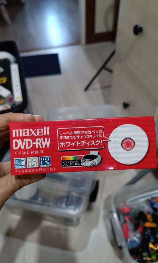 MAXELL DVD-RW (Category: CDs & DVDs) located in Midsayap. Submitted by macoy.picker (Listing ID 1468940930, Image 3). Description: MAXELL DVD-RW 10 PACK (SEALED) Location: North Cotabato.