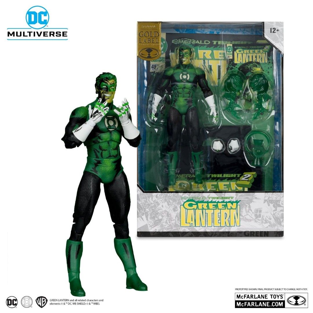 Mcfarlane Green Lantern Emerald Twilight Hal Jordan (Category: Action & Battle Toys) located in Manila. Submitted by sofycetoys (Listing ID 1468998170, Image 1). Description: FOR SALE Price: 1699 Mcfarlane Green Lantern Emerald Twilight Hal Jordan Issue: None Condition: MISB 📍: Caloocan 🚚 : Lalamove/JNT 💵: Gcash/BPI.
