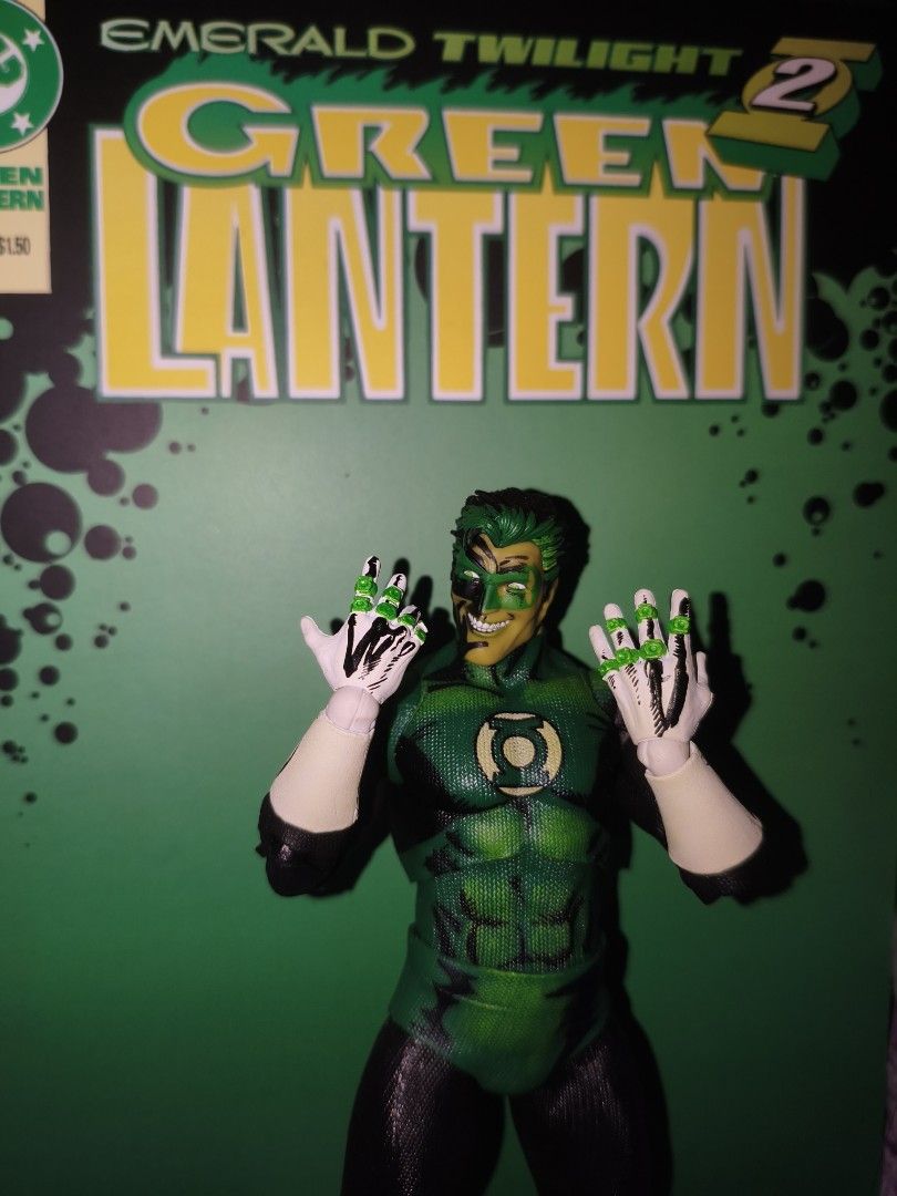 McFarlane Green Lantern (Parallax Hal Jordan) (Category: Action & Battle Toys) located in Davao. Submitted by affogattoast (Listing ID 1469156089, Image 1). Description: 📣📣READ FIRST 📣📣 Mcfarlane Parallax Hal (BIB if bought) - Complete accessories - it has a slightly yellowing paint on his forearms (its probably from factory paint from his body shading) - neck has minor customization for more articulation RFS: waiting for the mattel dc line �