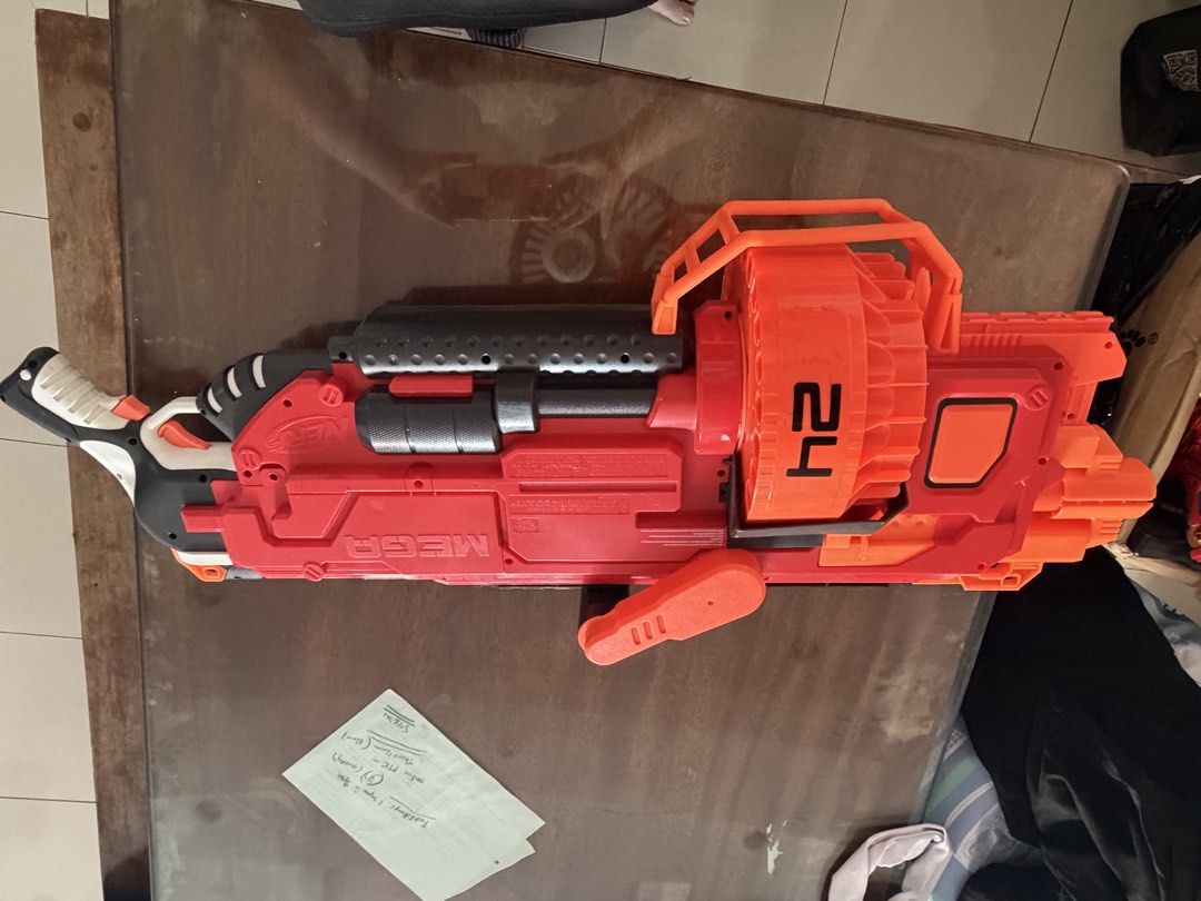 Mega Nerf Mastodon (Category: Kids Toys) located in Quezon City. Submitted by sebdj (Listing ID 1468997032, Image 2). Description: Mega Nerf Mastodon Used but works No bullets included Qc area You can pick up or I can lalamove Thanks! .