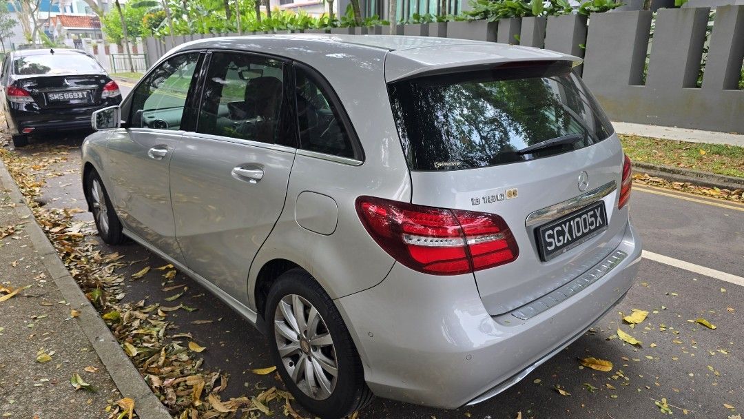 Mercedes-Benz B-Class 2016 B180 Exclusive (A) (Category: Used Cars) located in Singapore. Submitted by cosmicearth_a5891f (Listing ID 1469033548, Image 2). Description: 1 owner . mileage 87,000 km excellent foe COE renewal full service but c&c. parf $11,966. expiring 25 oct2026.