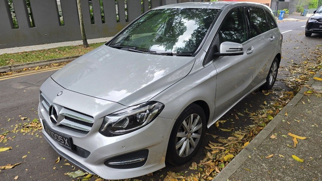 Mercedes-Benz B-Class 2016 B180 Exclusive (A) (Category: Used Cars) located in Singapore. Submitted by cosmicearth_a5891f (Listing ID 1469033548, Image 1). Description: 1 owner . mileage 87,000 km excellent foe COE renewal full service but c&c. parf $11,966. expiring 25 oct2026.