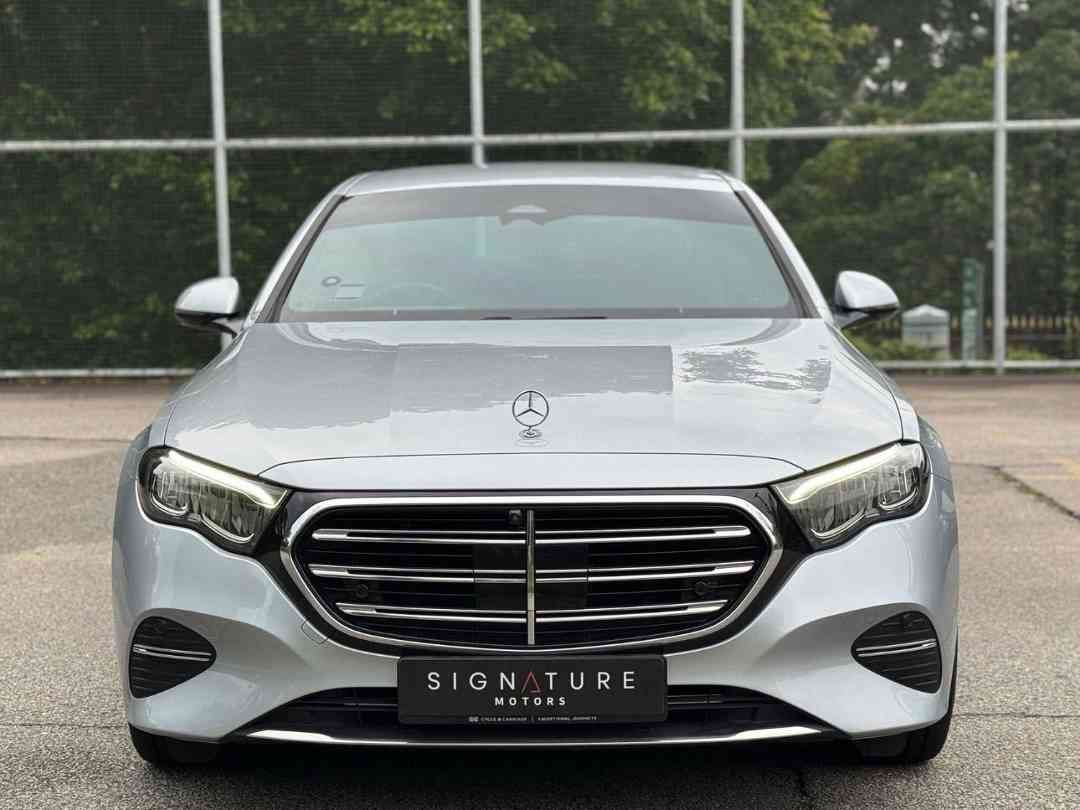 Mercedes-Benz E-Class Saloon E200 Exclusive (A) (Category: Used Cars) located in Singapore. Submitted by signaturemotors (Listing ID 1445698804, Image 1). Description: Showroom: 237 ALEXANDRA ROAD 237 Alexandra Road #02-04 Singapore 159929 1 Owner! Low Mileage! Full C&C Maintained! Still Under Agent Warranty Till Jun 2027. Come With EXCLUSIVE Exterior With Mercedes Standing Star On Front Bonnet. Ventiliated Seats. Comfort Suspension. DYNAMIC SELE