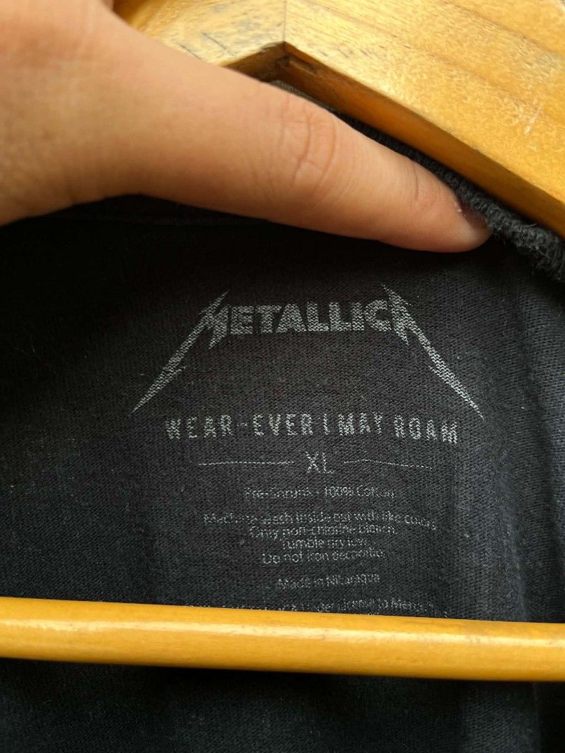 Metallica (Category: Tshirts & Polo Shirts ) located in Manila. Submitted by skippypeanut1331 (Listing ID 1468967486, Image 3). Description: 24x29 XL Very good condition Color rate: 8.9/10 no issue.