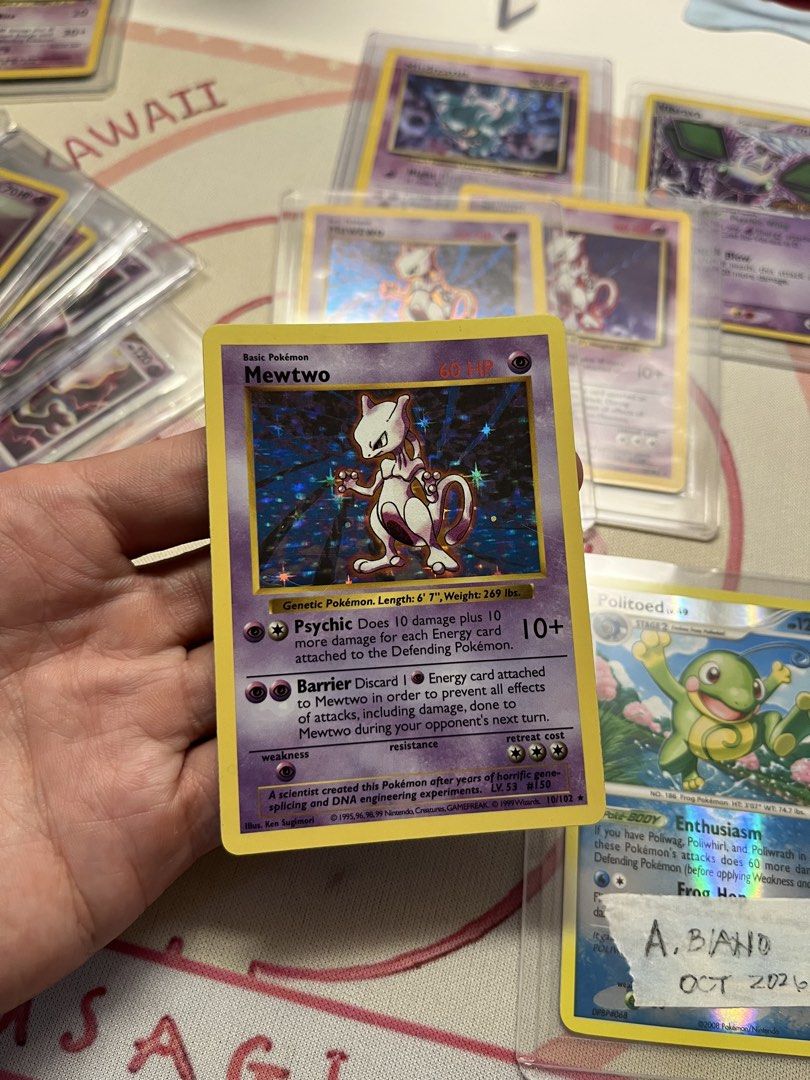Mewtwo 10/102 Rare (Category: Raw Singles) located in Manila. Submitted by abb88 (Listing ID 1468972718, Image 1). Description: Prices may change 14,990.