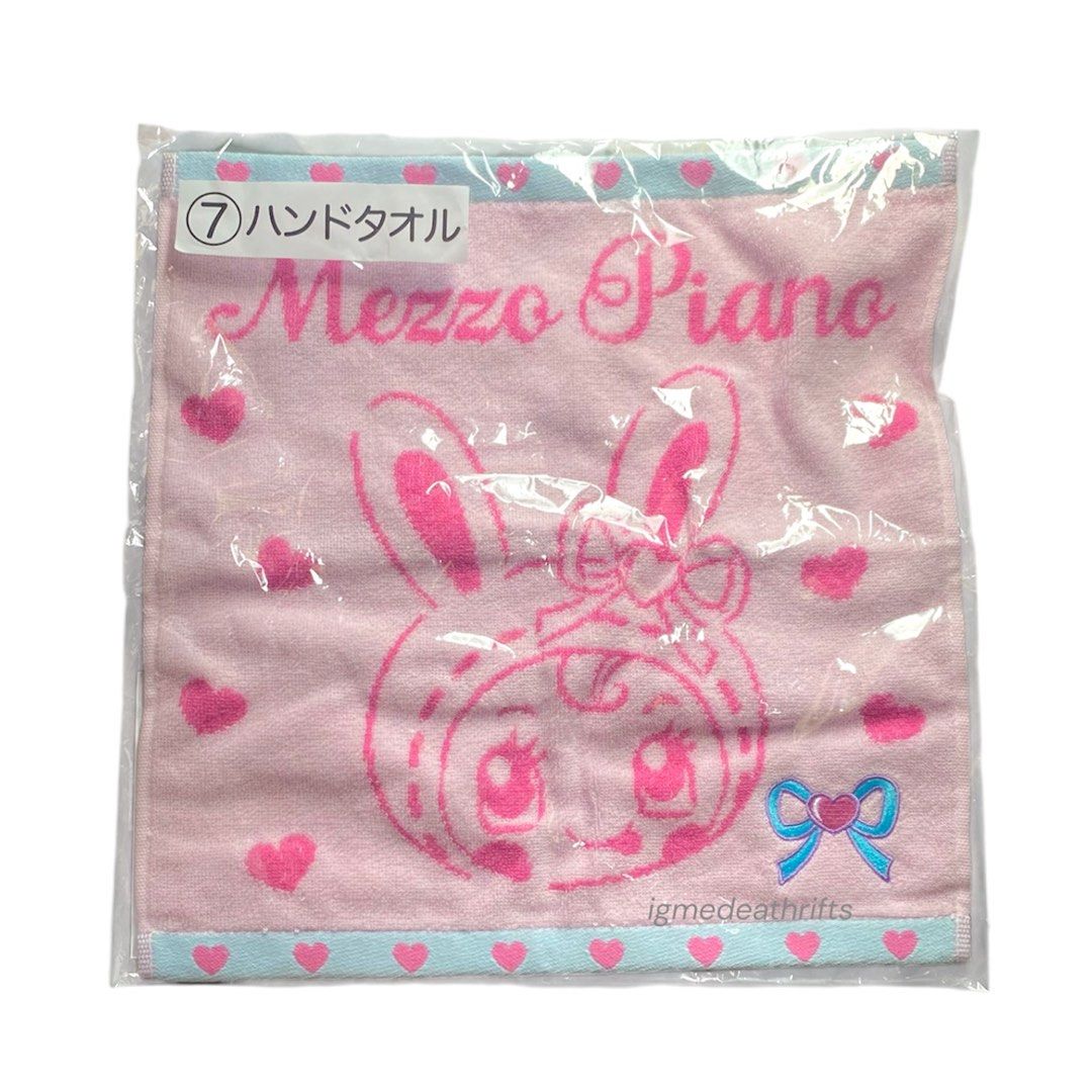 mezzo piano towel (Category: Bedding & Towels) located in Cavite. Submitted by selectedbymedea (Listing ID 1469090535, Image 1). Description: mezzo piano berrie-chan pink hand towel ichiban kuji japan exclusive ₱799 | $13 USD worldwide shipping available.