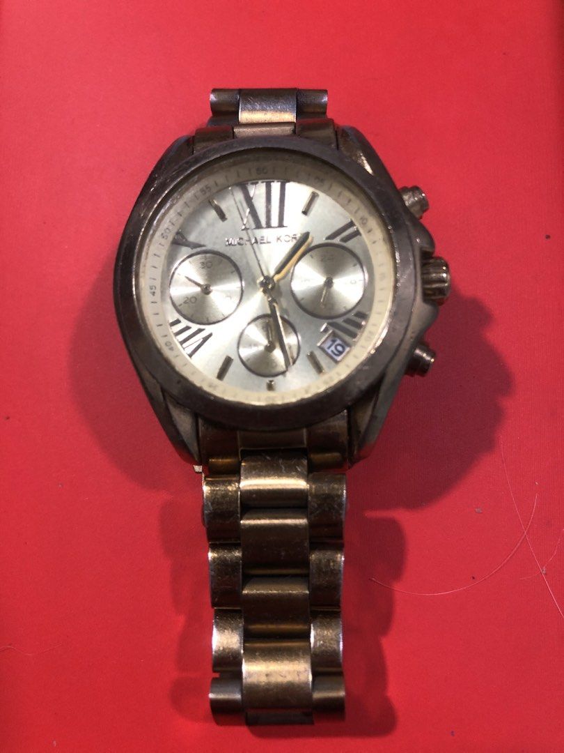 Michael Kors 5798 Women’s (Category: Women's Watches) located in Imus. Submitted by verjel-31076 (Listing ID 1468975924, Image 1). Description: working 38 mm dial fits best for 6.5- 7 inches wrist slightly faded top bezel see photos.