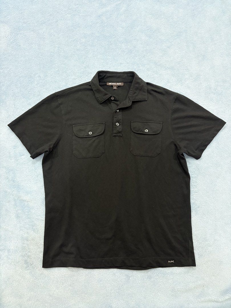 Michael Kors Black Polo (Category: Tshirts & Polo Shirts ) located in Alburquerque. Submitted by ukay_ni_edgar (Listing ID 1469021763, Image 1). Description: Minimalist look, standout details. A timeless piece for effortless style..