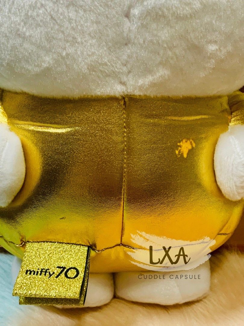 Miffy 70 years Edition ᥫ᭡. (Category: Plushies & Soft Toys) located in Manila. Submitted by lxacuddlecapsule (Listing ID 1469157144, Image 2). Description: 🧸ྀི like new 🧸ྀི 50 cm 🧸ྀི no papertag 🧸ྀི with minimal discoloration (please see detailed photos) 🛍️ PLEASE READ BEFORE PURCHASING ✨ Item Information • Authentic imported items from Japan unless stated otherwise. • Please review all photos carefully before purchasing. • Colors may vary s