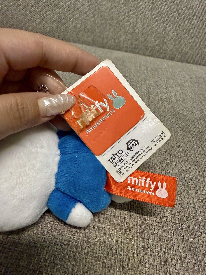 Miffy plush charm (Brand New) (Category: Plushies & Soft Toys) located in Manila. Submitted by bcbg3217 (Listing ID 1469106032, Image 2). Description: ‼️PLEASE READ BEFORE BUYING‼️ Brand new condition with complete tags Authenticity GUARANTEED (Please do your own checking too) No other inclusions Actual photos are posted No other issues or flaws unless stated Please check the photos thoroughly before placing an order JnT regular or Lalamove COD f