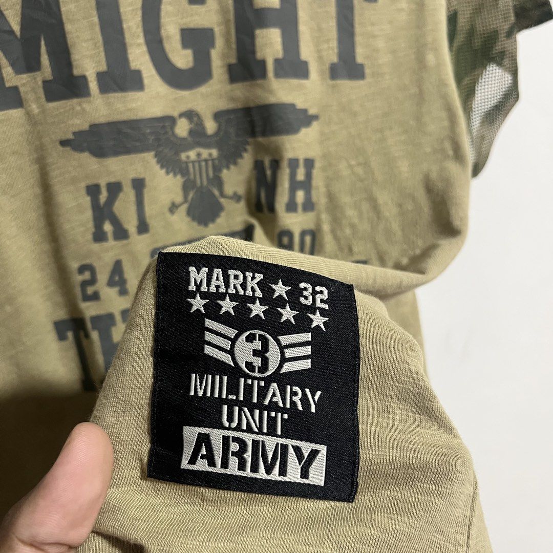 MIGHT THOUGH MARK 32 TEE (Category: Shirts) located in Manila. Submitted by balanse (Listing ID 1468985179, Image 3). Description: SIZE: S ON DIMES DIMES: 17W X 24L EXCELLENT CONDITION. 9.9 HONEST COLOR RATE. NONE ANY ISSUE:.