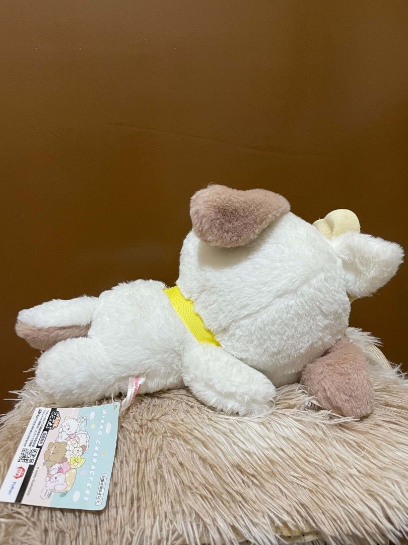 Mikko Characters Soufflé (Lying/Sleeping) 14.5" Plush Toy (Category: Plushies & Soft Toys) located in Batangas. Submitted by ceenangag (Listing ID 1469112843, Image 2). Description: ♥︎ Brand new condition ♥︎ Authentic FuRyu ♥︎ Clear and new label with papertag 📍Batangas, Philippines .☘︎ ݁˖MOD: Maribank / Gcash .☘︎ ݁˖Meet-up around Sto. Tomas, Batangas only. .☘︎ ݁˖Shipping: J&T / lalamove / LBC, will be shoulder by buyer..