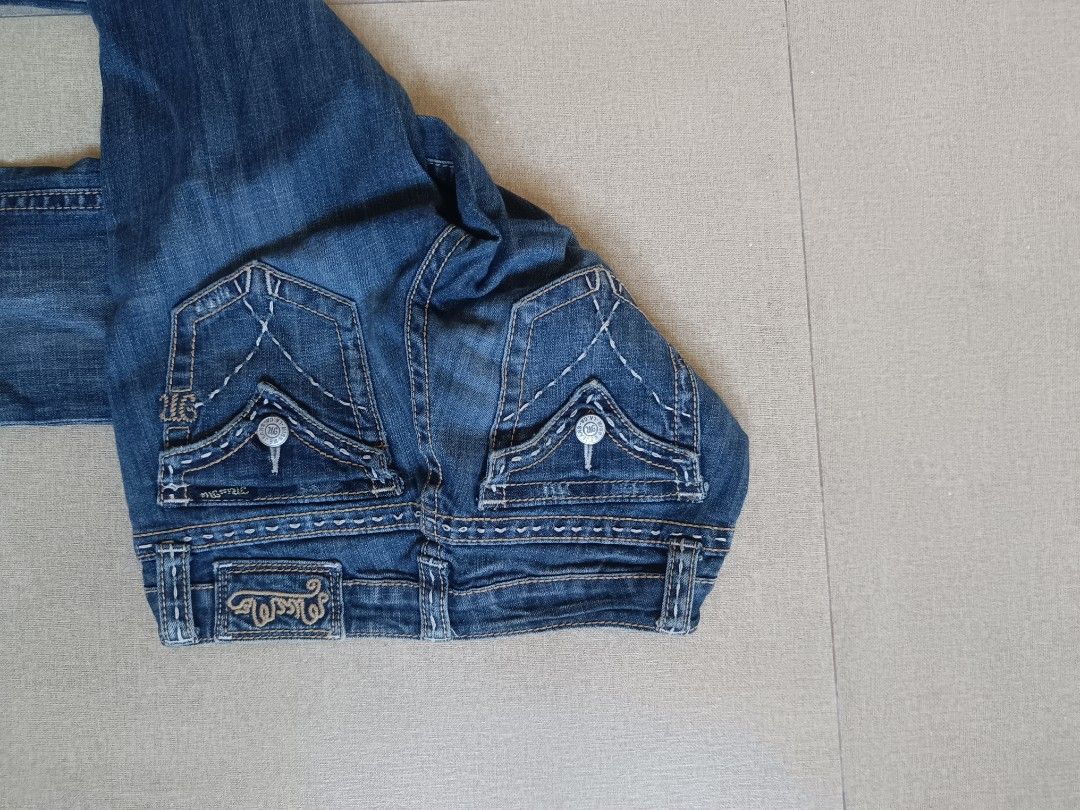Miss me and Grace in LA Y2K Flared pants (Category: Jeans) located in Tarlac. Submitted by manaloallenrobert27 (Listing ID 1468975868, Image 3). Description: Y2K Flared Pants MISS ME X GRACE IN L. A -Both Size 26-27 - Very Good Condi - Aspack -1. 5k .