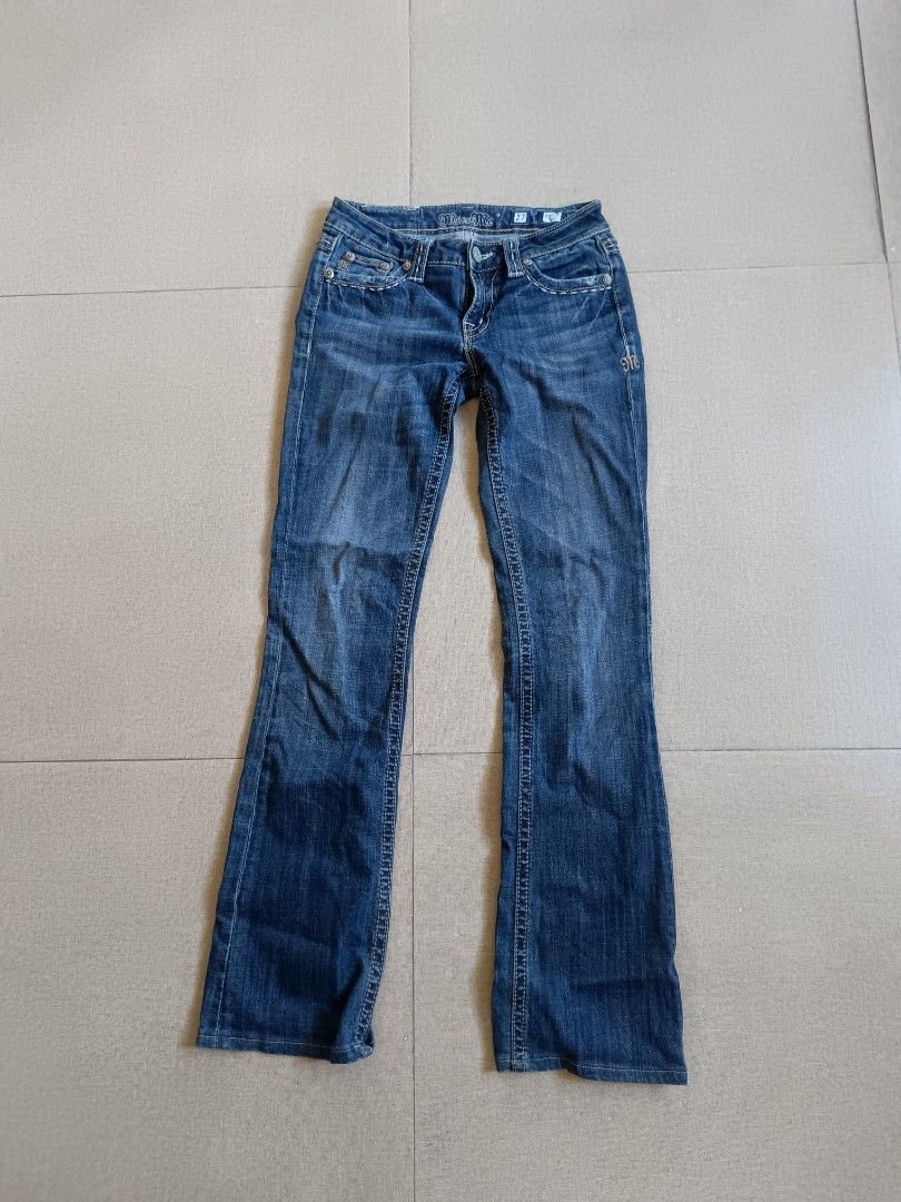 Miss me and Grace in LA Y2K Flared pants (Category: Jeans) located in Tarlac. Submitted by manaloallenrobert27 (Listing ID 1468975868, Image 1). Description: Y2K Flared Pants MISS ME X GRACE IN L. A -Both Size 26-27 - Very Good Condi - Aspack -1. 5k .