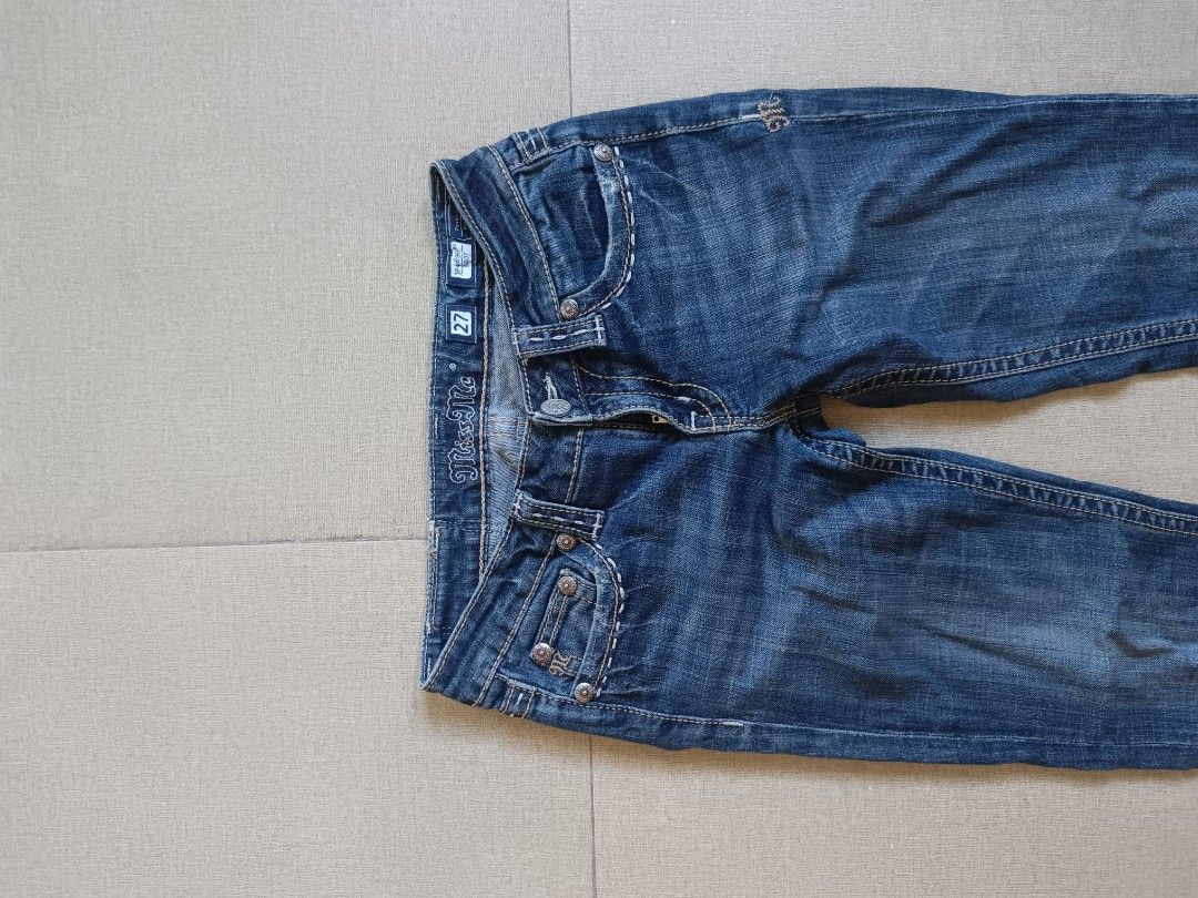 Miss me and Grace in LA Y2K Flared pants (Category: Jeans) located in Tarlac. Submitted by manaloallenrobert27 (Listing ID 1468975868, Image 2). Description: Y2K Flared Pants MISS ME X GRACE IN L. A -Both Size 26-27 - Very Good Condi - Aspack -1. 5k .