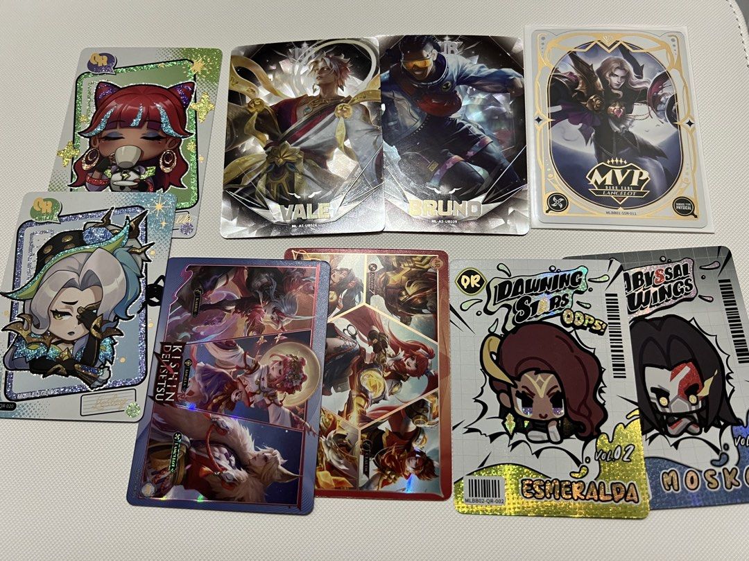 MLBB Cards Kayou Bundle (Category: Vintage Collectibles) located in Quezon City. Submitted by crystynsya_ (Listing ID 1469091545, Image 1). Description: .