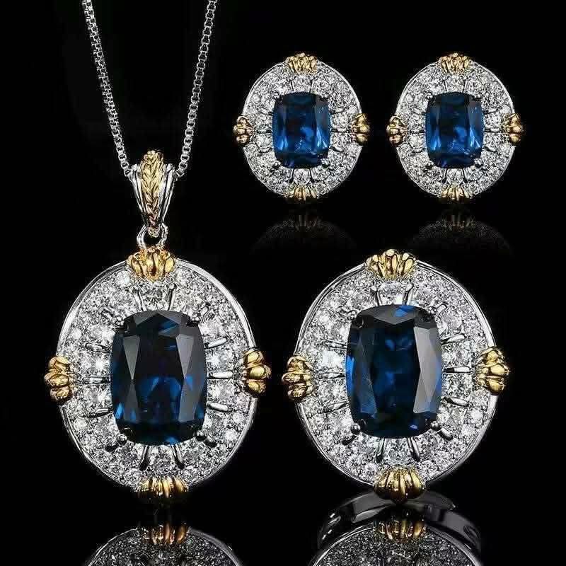 Moissanite diamond set (Category: Luxury Accessories) located in Manila. Submitted by luxxevintage_reg (Listing ID 1468976204, Image 2). Description: SF shouldered by buyer.