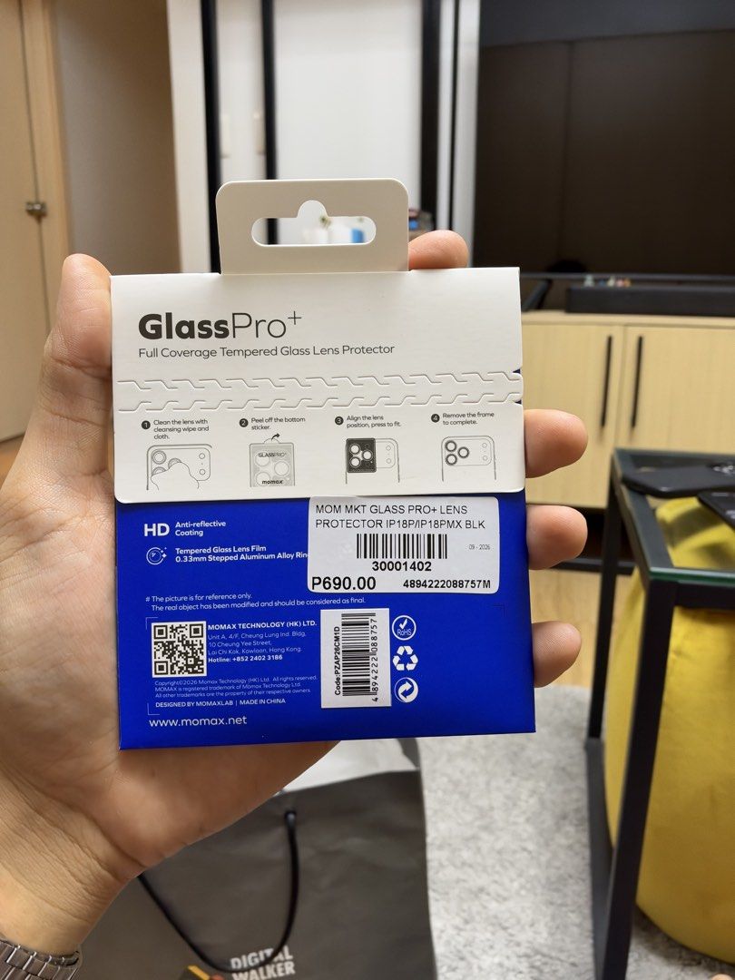 Momax GlassPro Camera Lens Protector (Category: Monitor Screens) located in Manila. Submitted by machupapi_mnl (Listing ID 1469092567, Image 2). Description: .