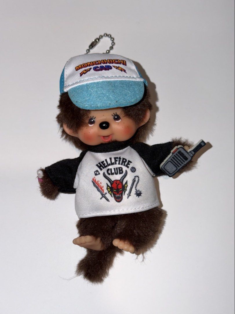 Monchhichi x Stranger Things collab (Category: Plushies & Soft Toys) located in Quezon City. Submitted by jrlcloset (Listing ID 1469067077, Image 1). Description: Bought it in Japan Stranger things collab.