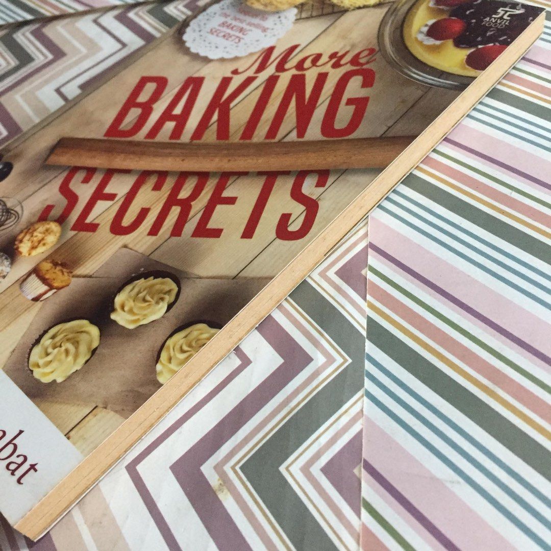 More Baking Secrets by Rudolf Vincent T. Manabat (Category: Storybooks) located in Pasig City. Submitted by sell.phi (Listing ID 1468948946, Image 2). Description: More Baking Secrets by Rudolf Vincent T. Manabat Preloved trade paperback with minor signs of wear on the covers tanned pages and edges with faint small brown spots on some pages .