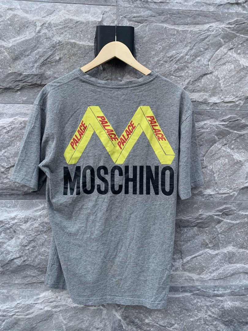 Moschino x place (Category: Shirts) located in Lipa City. Submitted by inglowetrust (Listing ID 1469084119, Image 3). Description: Moschino X Palance shirt Size Medium Length: 19x27 Width:19 Color rate 9/10 350 +SF Dm for more details 📩.