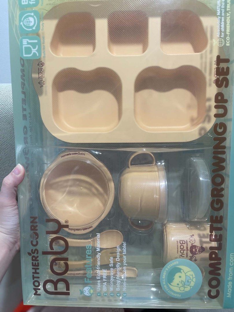 Mothers Corn Baby Feeding Set (Category: Weaning & Toddler Feeding) located in Manila. Submitted by luckydealshub (Listing ID 1468933867, Image 2). Description: Brand Nee.