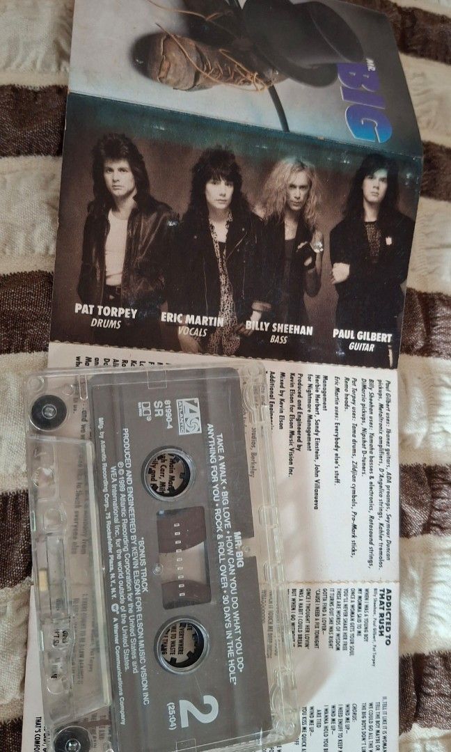 Mr. Big Cassette tape (Category: CDs & DVDs) located in Davao. Submitted by vintageklasiks (Listing ID 1468932033, Image 2). Description: .