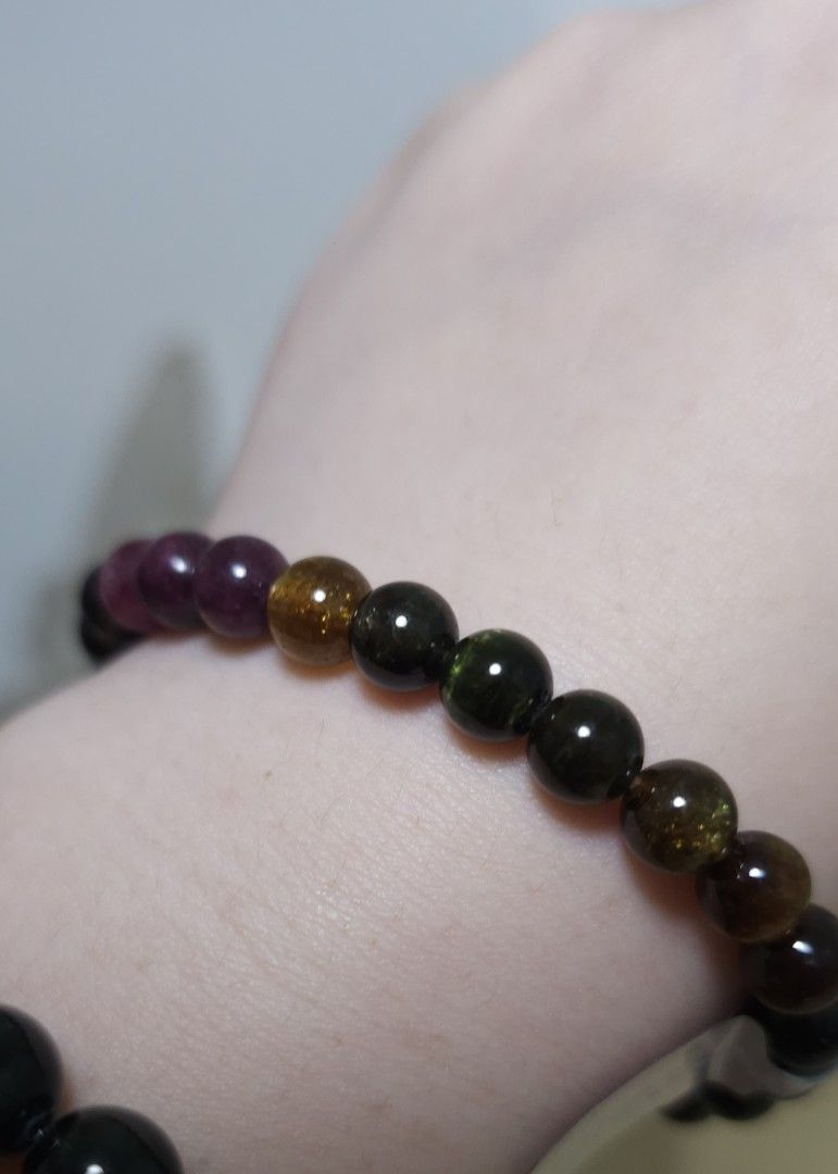Multicolor Tourmaline Crystal Bracelet 7mm (Category: Bracelets) located in Batangas. Submitted by finestonesandfindsph (Listing ID 1469072756, Image 3). Description: 7mm 16cm Brand new and ready to ship!.