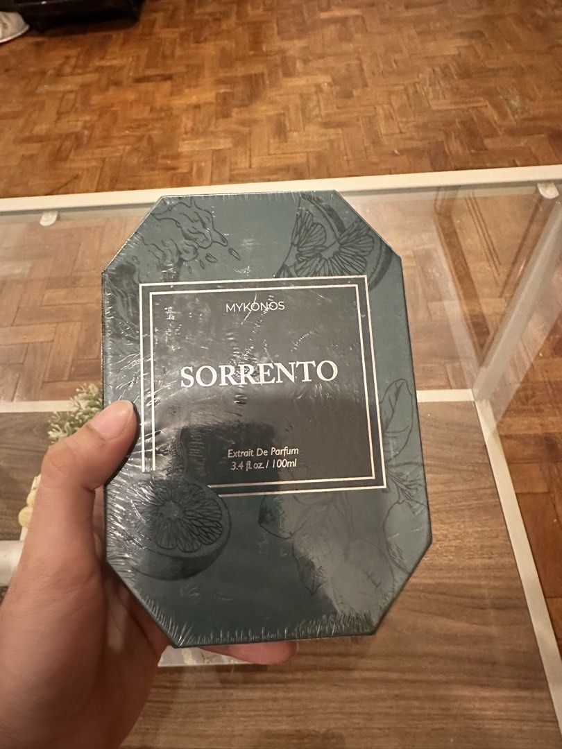 Mykonos Sorrento XDP 100ml Authentic (Category: Fragrance & Deodorants) located in Makati City. Submitted by vikashgidwani (Listing ID 1469061016, Image 1). Description: Mykonos Sorrento XDP 100ml Legit Authentic Guaranteed Imported from Indonesia .